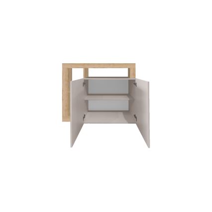 Συρταριέρα LENOR σε κασμίρι/ανοιχτό δρυς