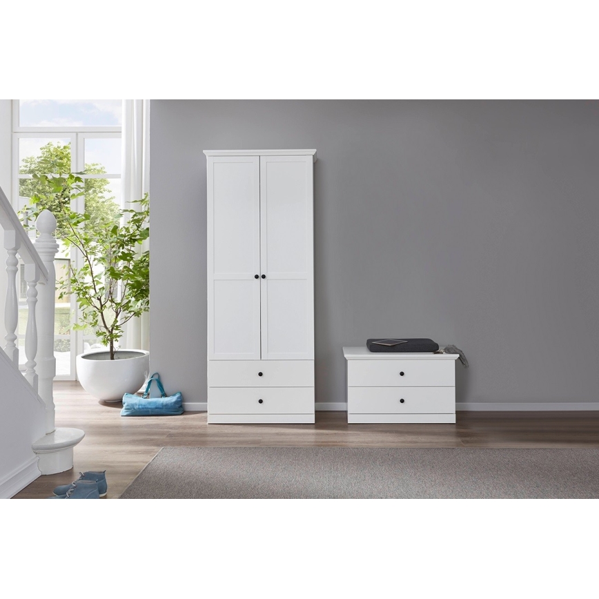 Συρταριέρα LIANTE 49x81 εκ. λευκή