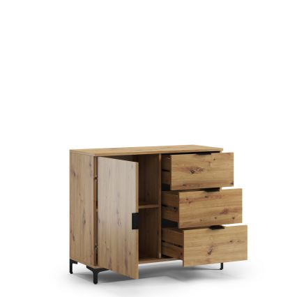 Συρταριέρα LORA σε απόχρωση artisan δρυς