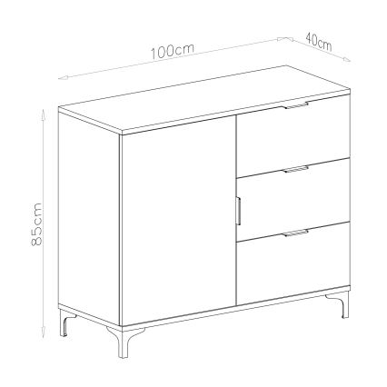 Συρταριέρα LORA μπεζ