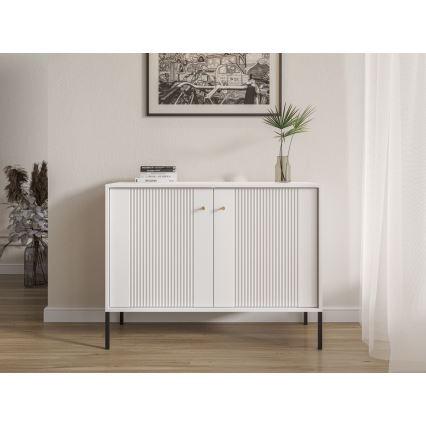 Συρταριέρα LUE λευκή/μαύρη