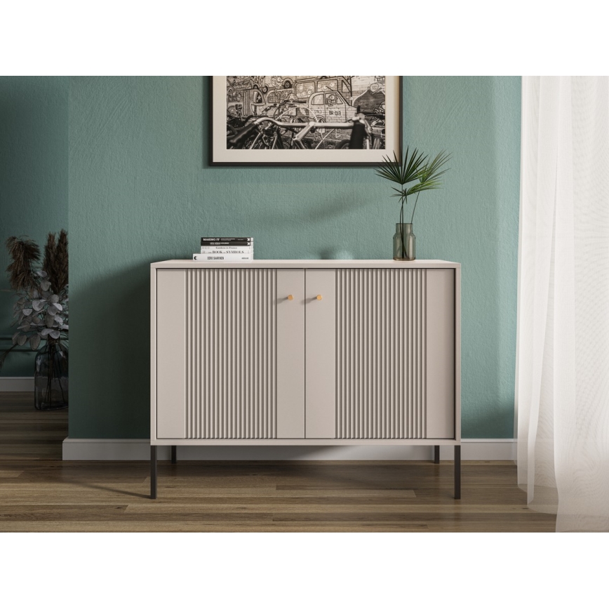 Συρταριέρα LUE μπεζ/μαύρη