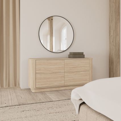 Συρταριέρα MADERA 160x75 cm λευκή δρυς