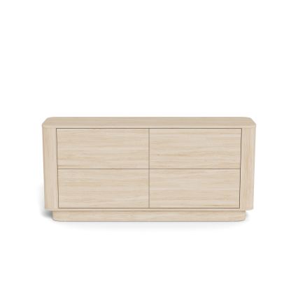 Συρταριέρα MADERA 160x75 cm λευκή δρυς
