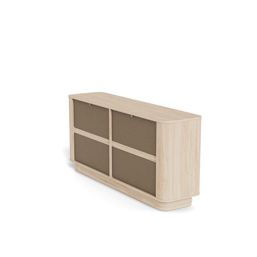 Συρταριέρα MADERA 160x75 cm λευκή δρυς