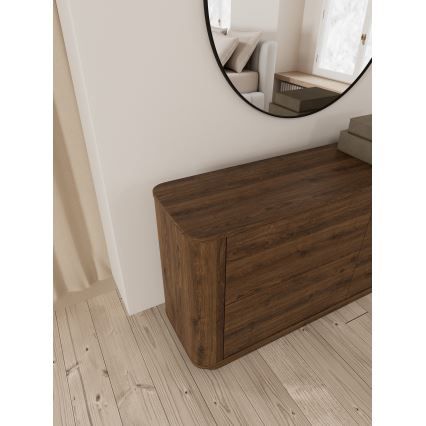 Συρταριέρα MADERA 160x75 cm σε δρύινη απόχρωση