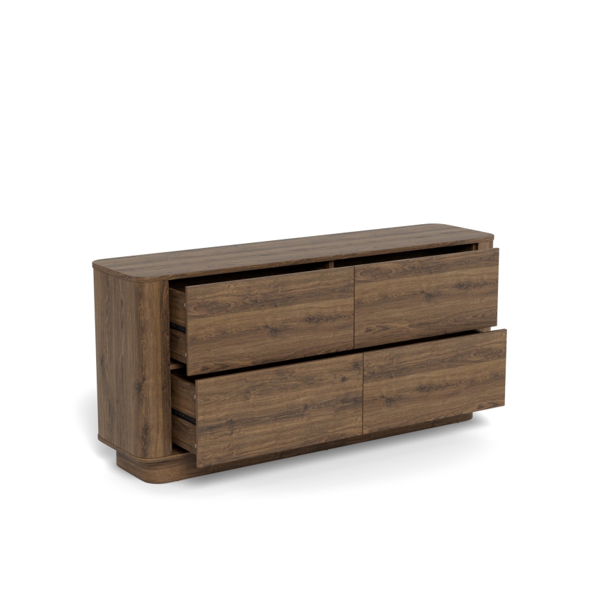 Συρταριέρα MADERA 160x75 cm σε δρύινη απόχρωση