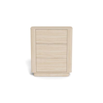 Συρταριέρα MADERA 90x107 cm λευκή δρυς