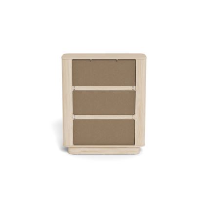 Συρταριέρα MADERA 90x107 cm λευκή δρυς