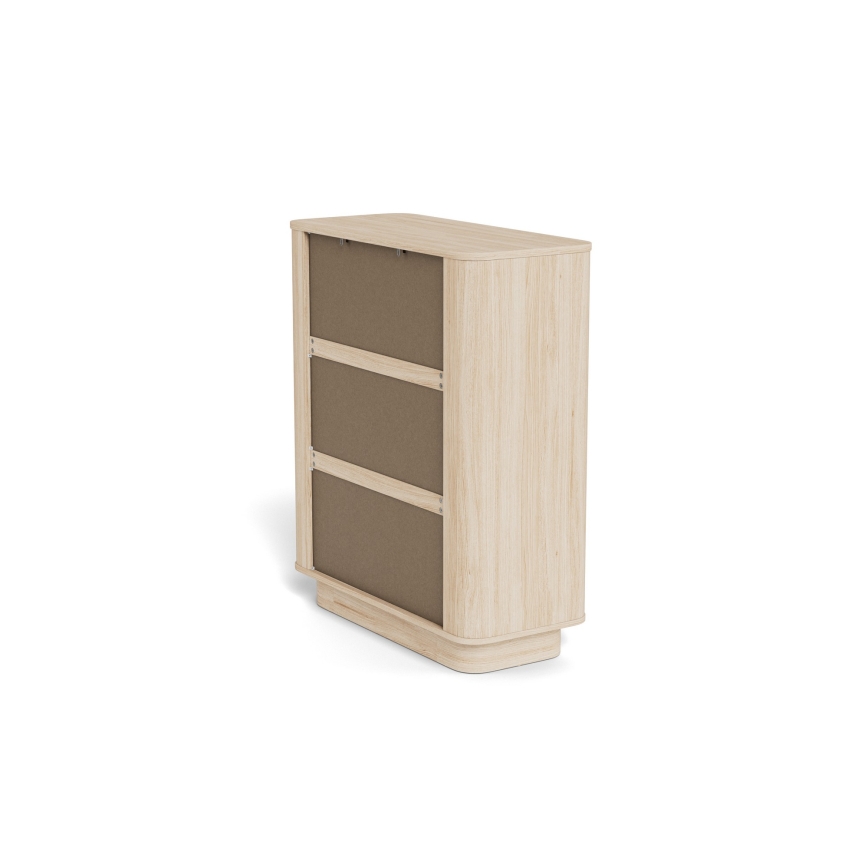 Συρταριέρα MADERA 90x107 cm λευκή δρυς
