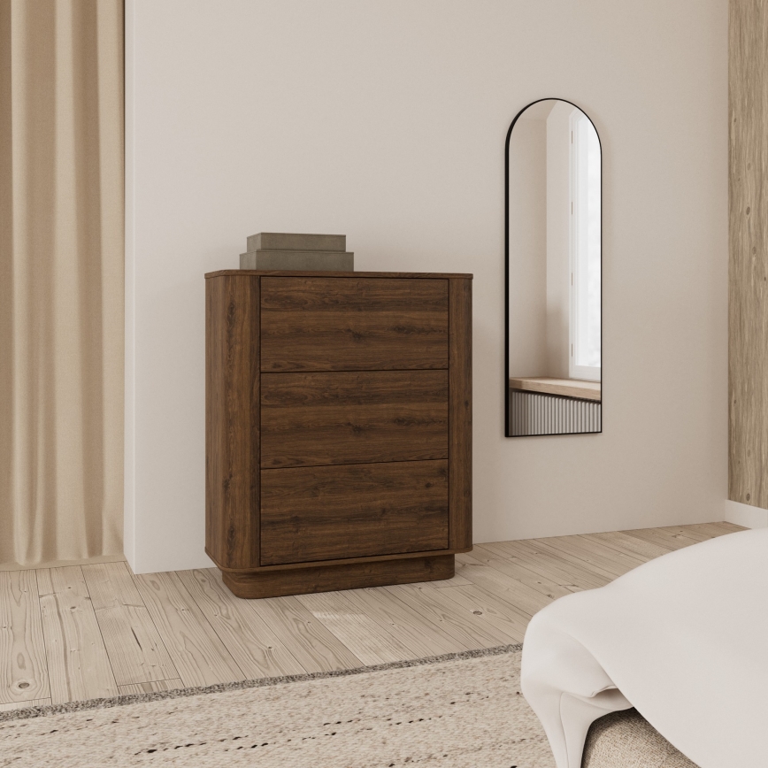 Συρταριέρα MADERA 90x107 εκ., δρυς