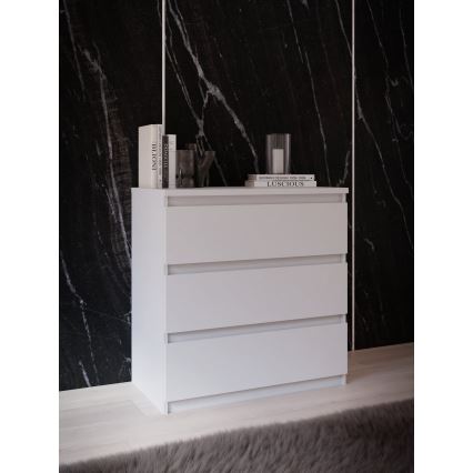 Συρταριέρα MAO με συρτάρια — λευκή