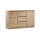 Συρταριέρα MIYABI 138x86x40 cm, φινίρισμα δρυός Cremona