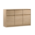 Συρταριέρα MIYABI 138x86x40 cm δρυς cremona