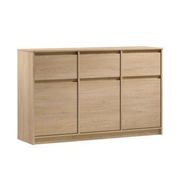 Συρταριέρα MIYABI 138x86x40 cm δρυς cremona