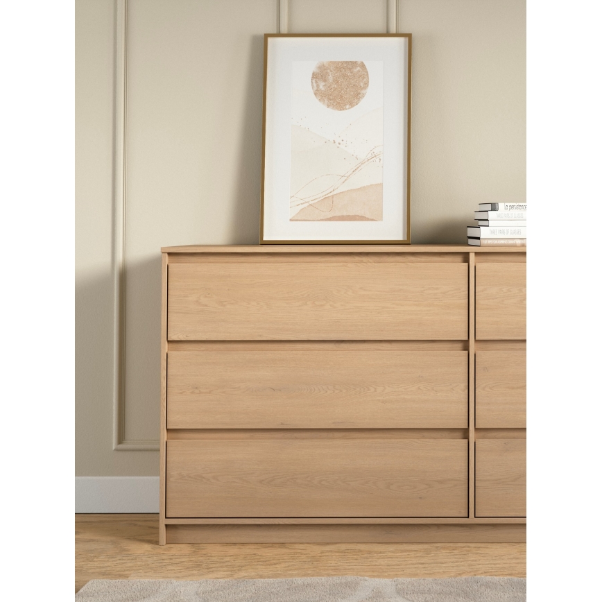 Συρταριέρα MIYABI 181x86x40 cm δρυς Cremona