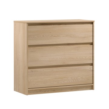 Συρταριέρα MIYABI 92x86x40 cm σε απόχρωση δρυός Cremona