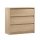 Συρταριέρα MIYABI 92x86x40 cm σε απόχρωση δρυός Cremona