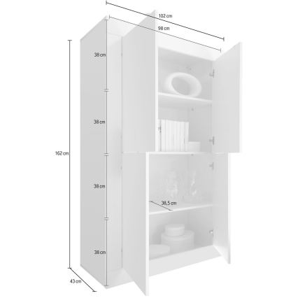 Συρταριέρα NERILA λευκή