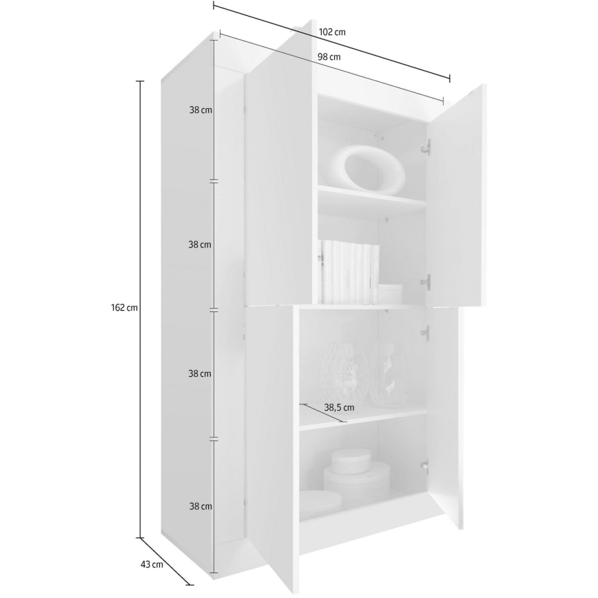 Συρταριέρα NERILA λευκή