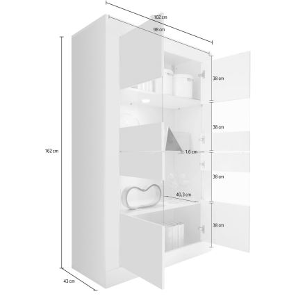 Συρταριέρα NERILA λευκή