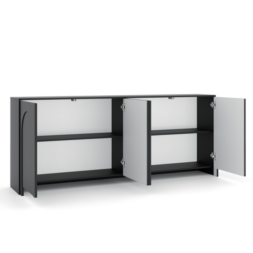 Συρταριέρα NIO ανθρακί