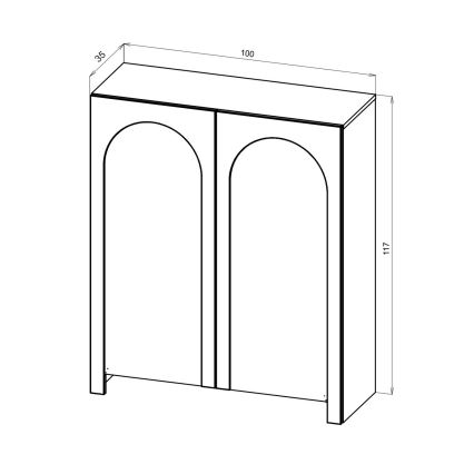 Συρταριέρα NIO σε κασμίρ/μπεζ