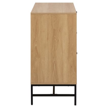 Συρταριέρα OLIVIA με συρτάρια, σε απόχρωση δρυός