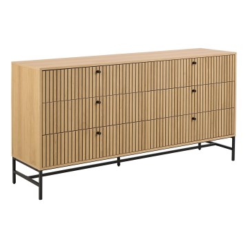 Συρταριέρα OLIVIA με συρτάρια σε φινίρισμα δρυός