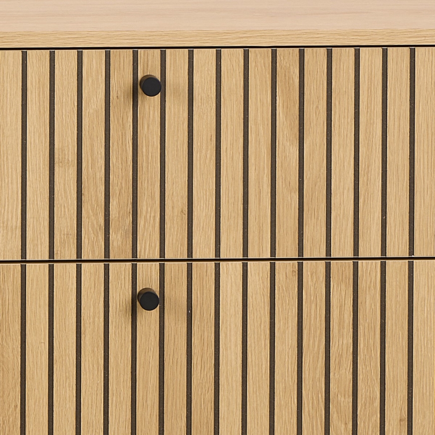 Συρταριέρα OLIVIA με συρτάρια σε φινίρισμα δρυός