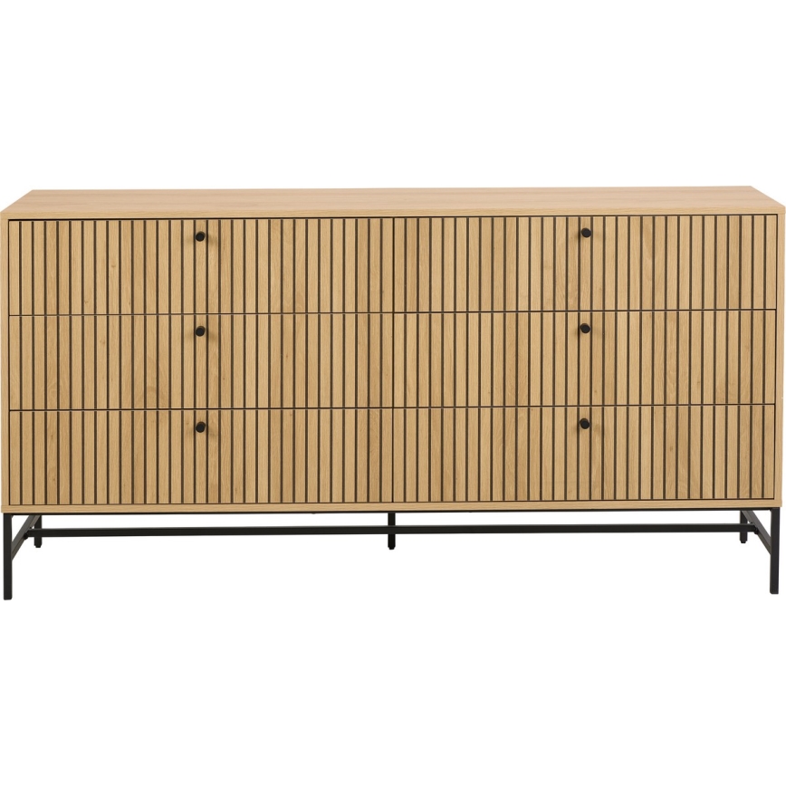 Συρταριέρα OLIVIA με συρτάρια σε φινίρισμα δρυός