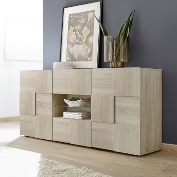 Συρταριέρα SERIAN σε απόχρωση Sonoma δρυός