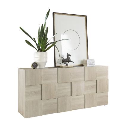 Συρταριέρα SERIAN σε απόχρωση δρυς Sonoma