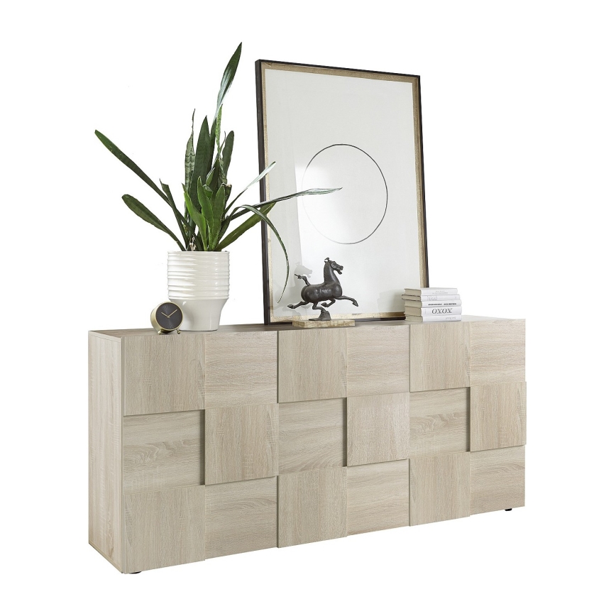 Συρταριέρα SERIAN σε απόχρωση δρυς Sonoma