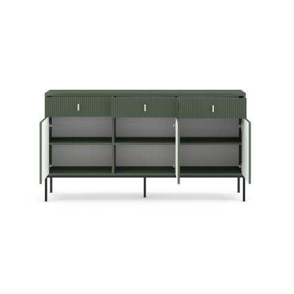 Συρταριέρα SUE πράσινη/μαύρη