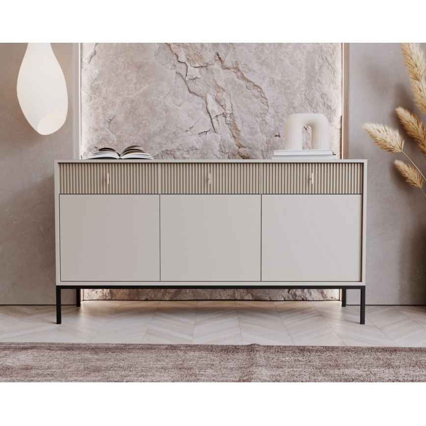 Συρταριέρα SUE μπεζ/κασμίρι