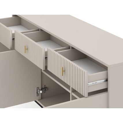 Συρταριέρα SUE μπεζ/κασμίρι