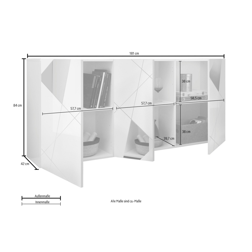 Συρταριέρα TAVRI ανθρακί