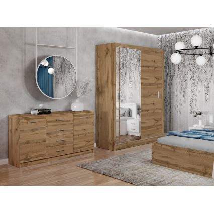 Συρταριέρα TAYLER σε απόχρωση δρυς Wotan