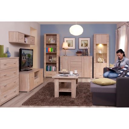 Συρταριέρα THEMO 96x93 εκ. δρυς σονόμα