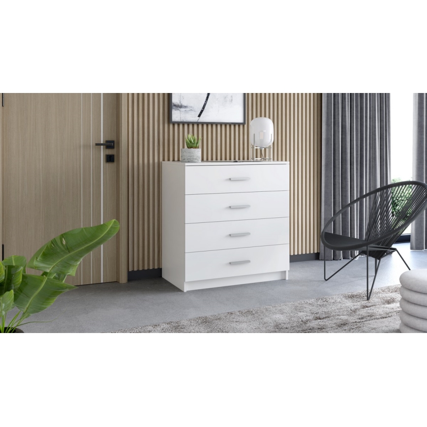 Συρταριέρα TIMON λευκή