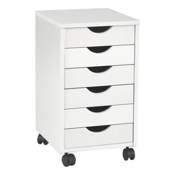 συρταριέρα γραφείου SIMON 63x37 cm λευκό