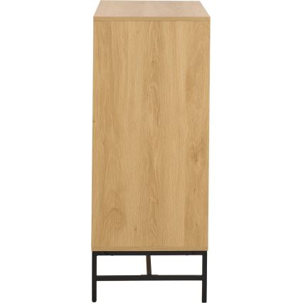 Συρταριέρα με συρτάρια OLIVIA, σε απόχρωση δρυός