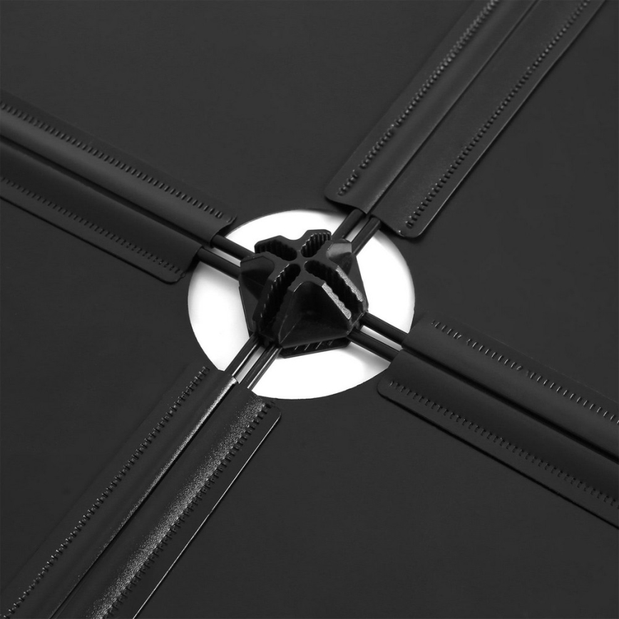 Συναρμολογούμενη ραφιέρα με συρτάρια BOXIFY, μαύρη