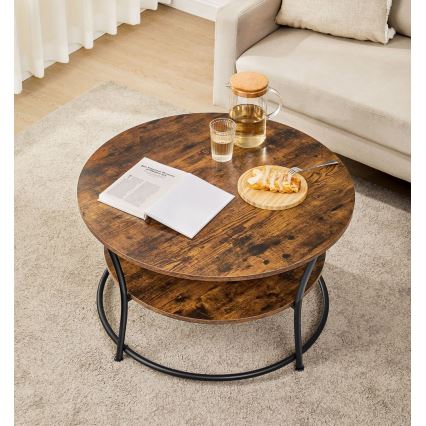 Συνεδριακό τραπέζι ELDUR σε καφέ/μαύρο