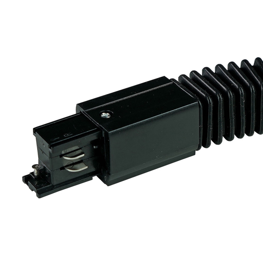 Σύνδεσμος ράγας για σποτ Ταφ 3 Καλωδίων TRACER εύκαμπτο μαύρο