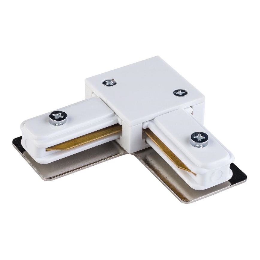 Σύνδεσμος ράγας για σποτ μονοφασικός Τ TRACER γωνιακός λευκό