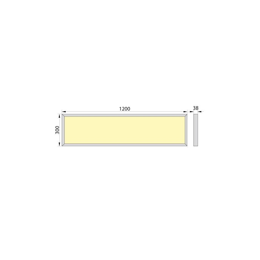 Συνδεδεμένο πάνελ LED OREGA LED/40W/230V 4000K