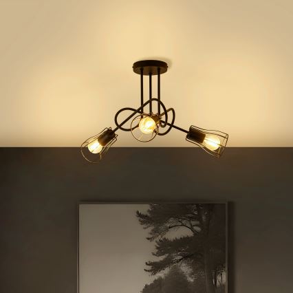 Συνδεδεμένο πολύφωτο OXFORD 3xE27/15W/230V