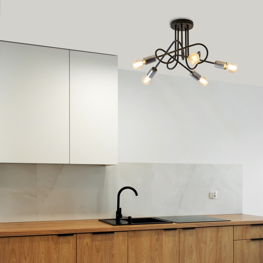 Συνδεδεμένο πολύφωτο OXFORD 5xE27/15W/230V